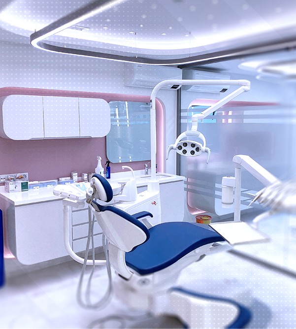 Uzmanlar Dental Clinic reception and treatment room in Besiktas, Istanbul